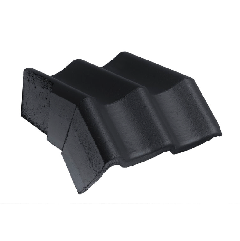 Monier Sneldek Zwart Novo+ Knikgevelpan links 140 gr