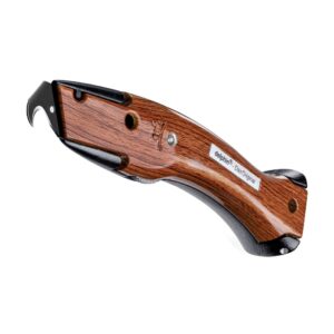 Delphin mes + houder Limited Edition Wood
