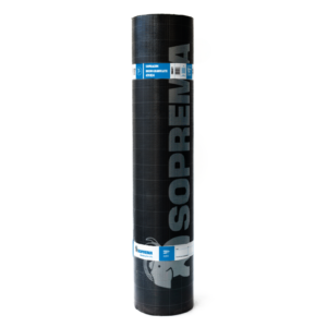Sopragum Bicom, 470K24, Zwart granulaat, 1 x 5 meter