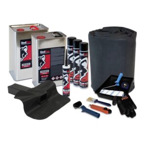 Compleet EPDM pakket 12,20 m x 10 m met stadsuitloop